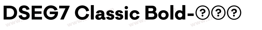 DSEG7 Classic Bold字体转换 DSEG7 Classic Bold字体转换